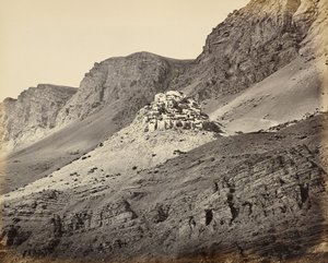 The Monastery at Ki, Spiti by Samuel Bourne