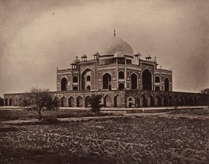 Tomb of the Emperor Humayun by Samuel Bourne