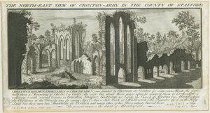 Croxden Abbey: Engraving