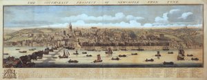 The South East Prospect of Newcastle Upon Tyne by Samuel Buck