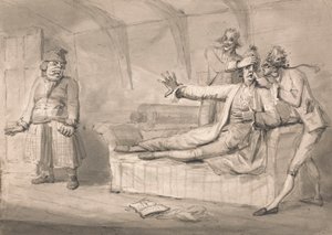 Morgan Offending the Delicate Organs of Captain Wiffle by Samuel Collings