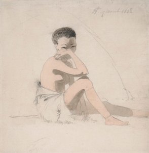 Korah Girl Seated by Samuel Daniell