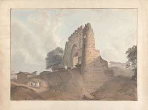 Gate of the Old Fort at Old Benares
