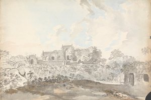 Old Mosque at Rajemahl [Rajmahal] by Samuel Davis