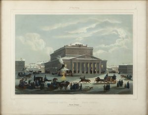 The Saint Petersburg Imperial Bolshoi Kamenny Theatre, End 1840s