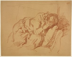 Lamenting Woman Sarah H. Crone, 1880s or 1890s by Samuel H. Crone
