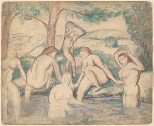 Bathers by Samuel Halpert