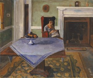 Farm Interior, ca. 1924 by Samuel Halpert