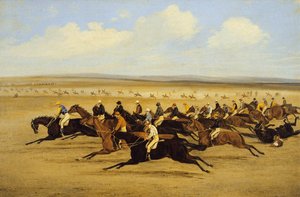 The 1850 Cambridgeshire Stakes: The Start