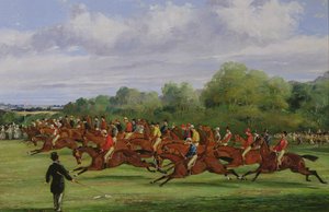 The Start of the 1862 Derby by Samuel Henry Alken