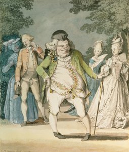 The Macaroni, 1774 by Samuel Hieronymous Grimm