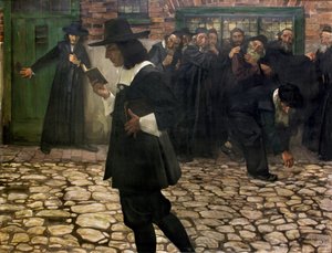 Excommunicated Spinoza by Samuel Hirszenberg