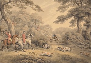 Foxhunting: Breaking Cover by Samuel Howitt