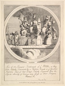 Some of the Principal Inhabitants of the Moon, as They Were Perfectly Discovered, May 1, 1788