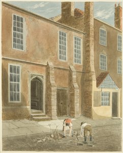 Remains of Bristol Castle on a house in Castle Green