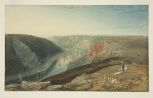 The Avon Gorge from Near Clifton Observatory, c.1825