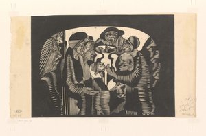 Group of Figures in an Arch