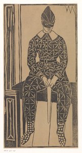 Harlequin by Samuel Jessurun de Mesquita (signed by artist)