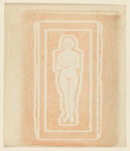 Nude with Book or Stone Tablet in Hand by Samuel Jessurun de Mesquita (signed by artist)