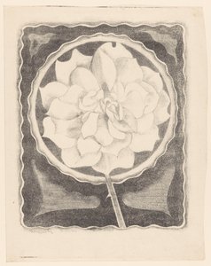 Rose (in Circle, with Wavy Edge)
