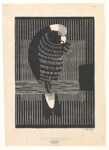 Rose Cockatoo by Samuel Jessurun de Mesquita (signed by artist)