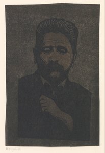 Self-Portrait (with Shadow) by Samuel Jessurun de Mesquita (signed by artist)