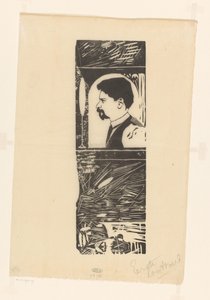 Self-Portrait by Samuel Jessurun de Mesquita (signed by artist)