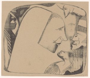 Fantasy: Various Profiles, a Large Head with 