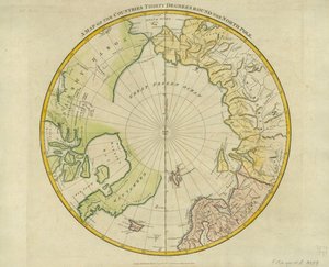 A Map of the Countries Thirty Degrees round the North Pole, from 