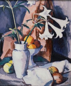Madonna Lilies by Samuel John Peploe