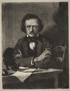 Edgar Allan Poe by Samuel Johnson Woolf