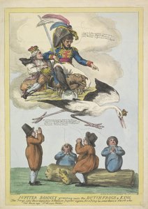 Napoleon Sends Louis Napoleon as King in the Form of a Stork to Holland, 1806 by Samuel Knight
