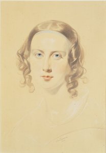 Early Portrait of Catherine Dickens, 1838 by Samuel Laurence