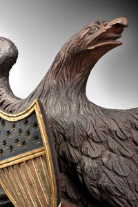 Sign for U.S. Custom House by Samuel McIntire