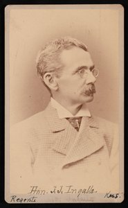 Portrait of John James Ingalls by Samuel Montague Fassett