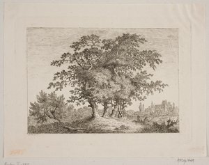 Landscape with Oak Trees by Samuel Mygind