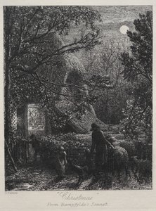 Christmas Folding the Last Sheep by Samuel Palmer