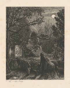 Christmas, or Folding the Last Sheep by Samuel Palmer