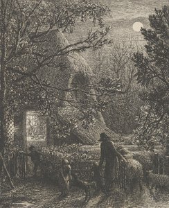 Christmas, or Folding the Last Sheep by Samuel Palmer