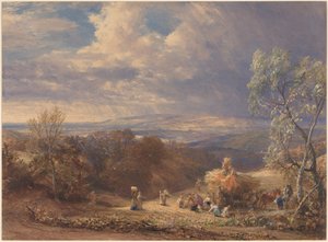 Harvesting by Samuel Palmer