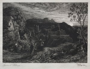 The Bellman by Samuel Palmer
