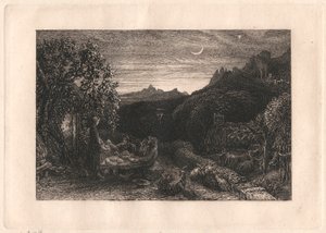 The Homeward Star by Samuel Palmer