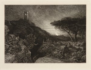 The Lonely Tower by Samuel Palmer