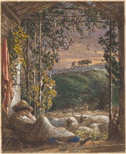The Sleeping Shepherd; Early Morning by Samuel Palmer