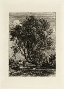 The Willow by Samuel Palmer