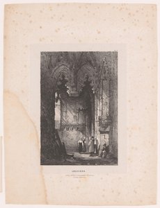 Interior of a Church in Louviers (series title)
