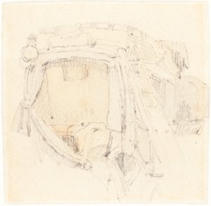 A Carriage by Samuel Prout