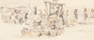 An Outdoor Market by Samuel Prout