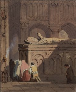 Church Interior by Samuel Prout