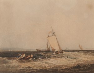 Fishing Boats by Samuel Prout